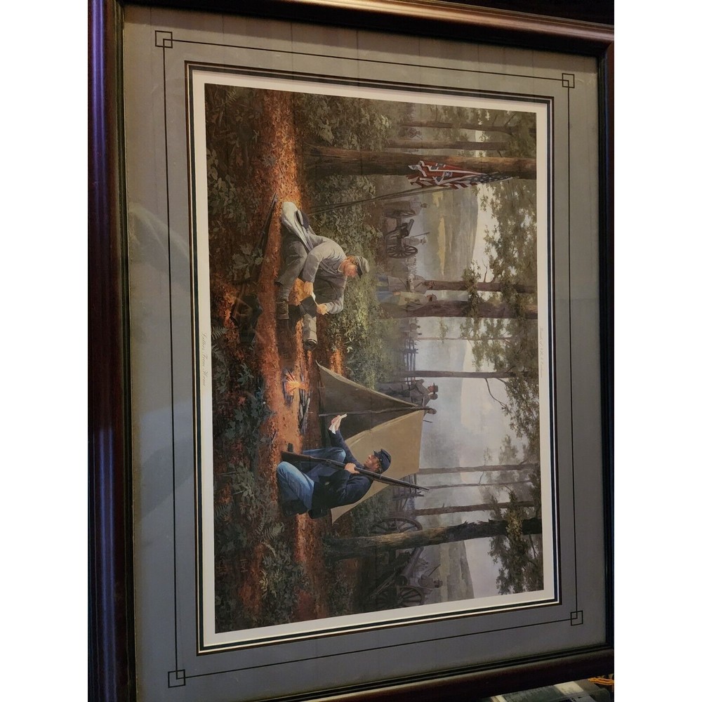 Brian Hart NRA Signed Numbered Lithograph "Letters from Home" 502/1000 Civil War